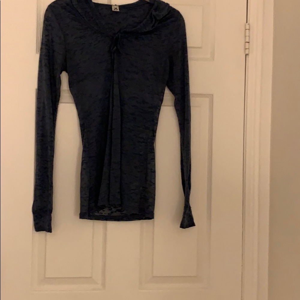 Long sleeve hoodie top